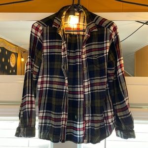 American Eagle•Long Sleeve•Plaid•Button Up